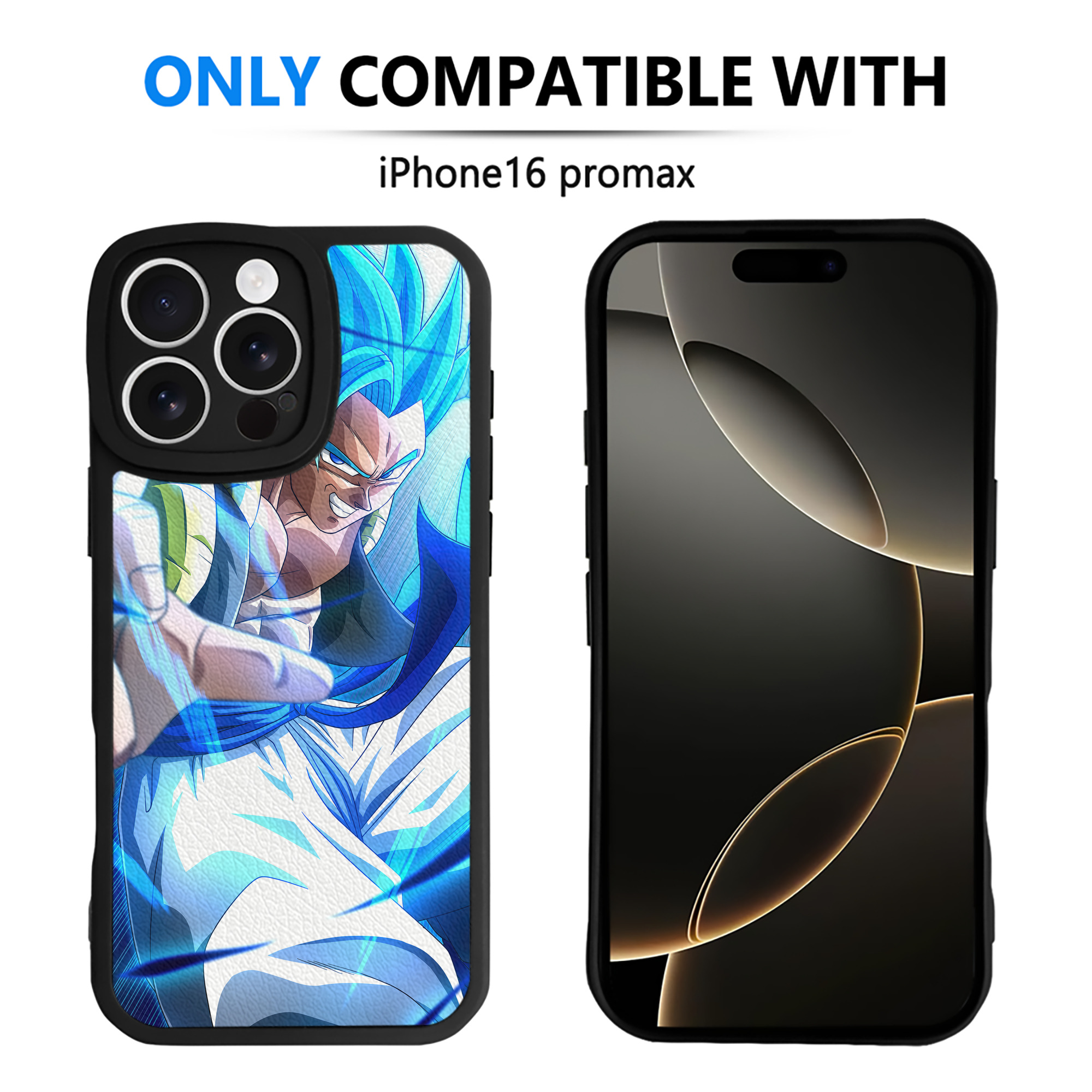 （画像用） ドラゴンボール DRAGON BALL 【iPhone 16シリーズ対応】シリコンスマホケース（レザー調） 材質：シリコン